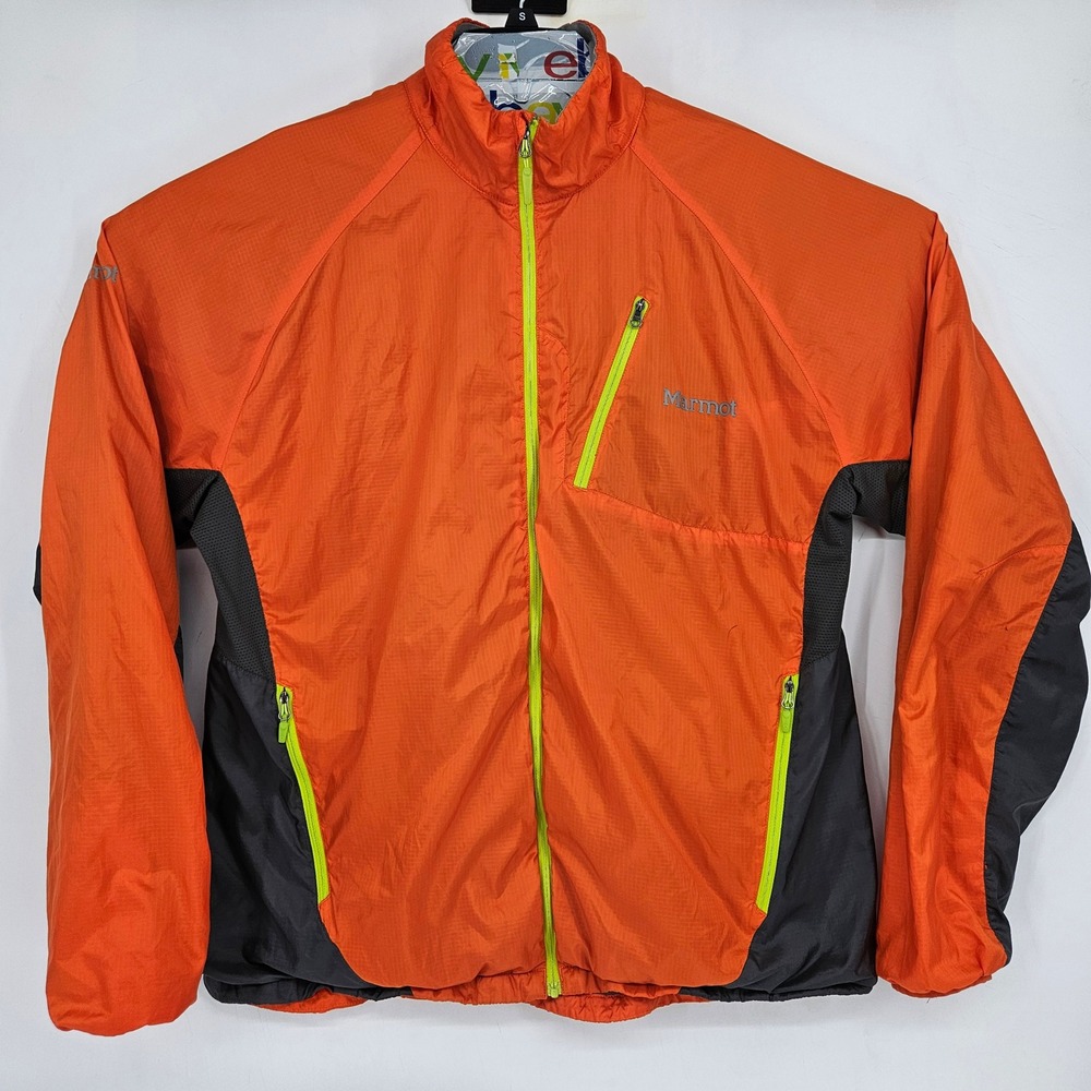 Marmot Jacket Mens Extra Large Stride‎ Orange Outdoor Soft Shell Hiking Light